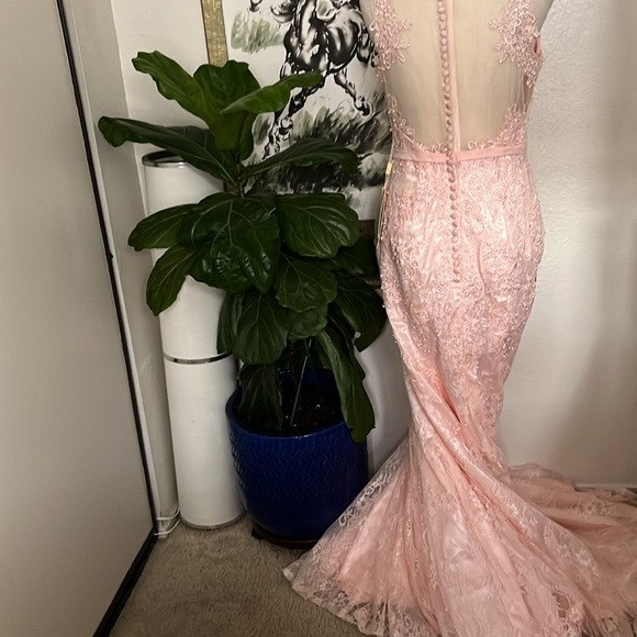 Peach colored dress - Picture 8 of 13